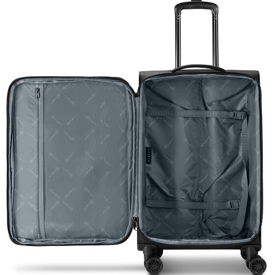 bugatti Valencia Soft 4 Rollen Trolley M 65 cm mit Dehnfalte