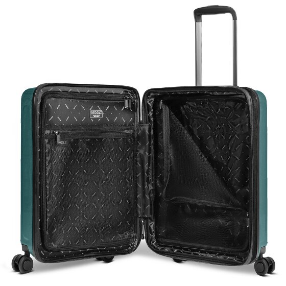 Redolz Essentials 14 Kofferset 2 tlg. Kabinentrolley mit Dehnfalte & Beautycase