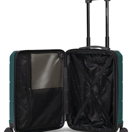Police London 4 Rollen Kabinentrolley 55 cm Laptopfach mit Dehnfalte
