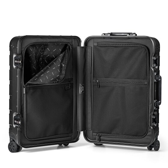 Redolz Pro Aluminium 4 Rollen Kabinentrolley S 55 cm