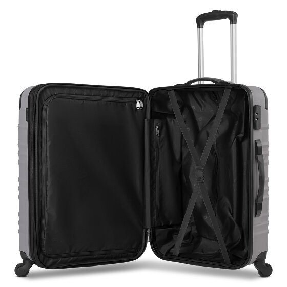 Wenger Amplar Evo 4 Rollen Trolley M 65 cm mit Dehnfalte