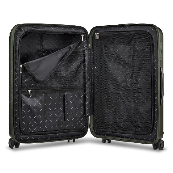 Redolz Essentials 01 4 Rollen Kofferset 3-teilig mit Dehnfalte
