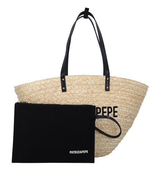 Patrizia Pepe Summer Straw Shopper Tasche 51 cm