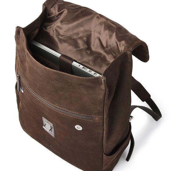 Castelijn & Beerens Veneto Daypack RFID Schutz Leder 40 cm Laptopfach
