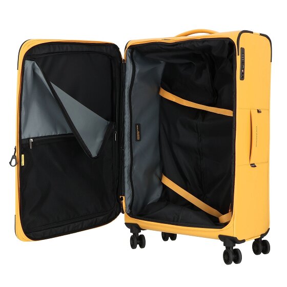 Mandarina Duck Eco Coated 4 Rollen Trolley L 78 cm mit Dehnfalte