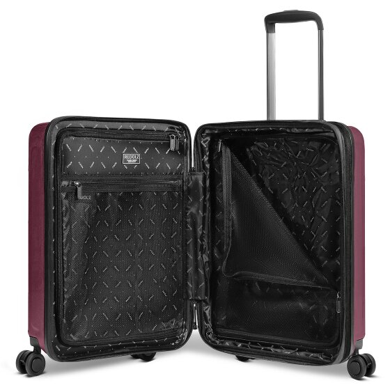 Redolz Essentials 14 Kofferset 2 tlg. Kabinentrolley mit Dehnfalte & Beautycase