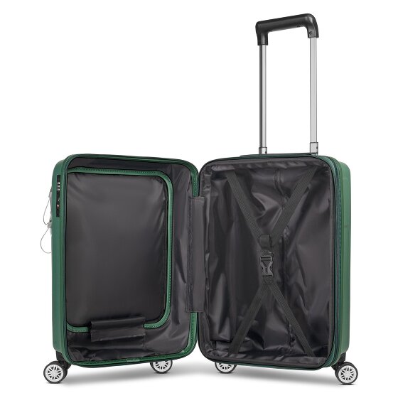 Bric's Cervia 2.0 4 Rollen Kabinentrolley S 55 cm Laptopfach mit Dehnfalte