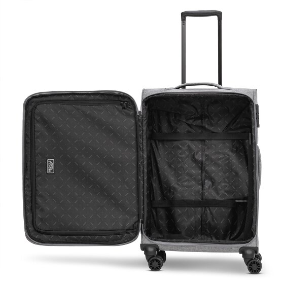 Redolz Essentials 12 THREE SET 4 Rollen Kofferset 3-teilig mit Dehnfalte