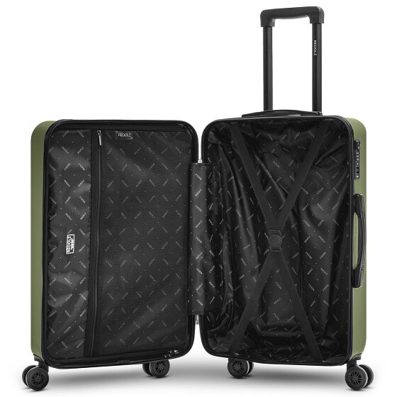 Redolz Essentials 09 3-SET 4 Rollen Kofferset 3-teilig