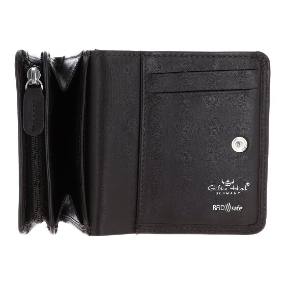 Golden Head Polo Geldbörse RFID Schutz Leder 10 cm