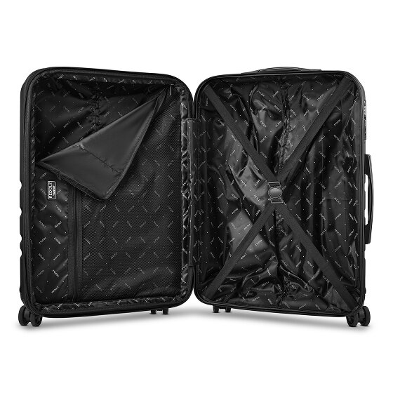Redolz Pro ABS 4 Rollen Trolley 65 cm mit Dehnfalte
