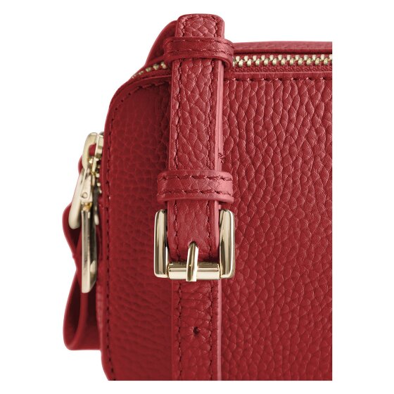 Lazarotti Bologna Leather Umhängetasche Leder Small Double-Zip 18 cm