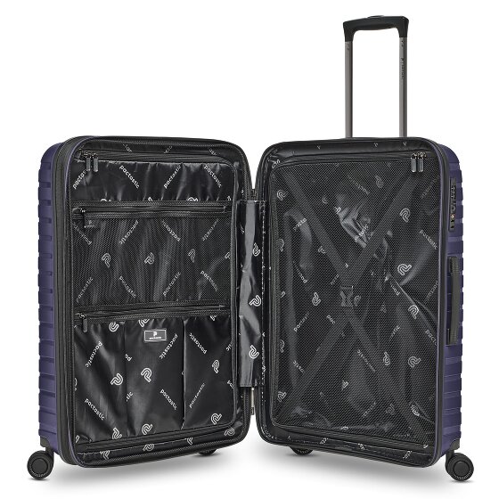 Pactastic Collection 04 THE MEDIUM + 4 Rollen Trolley M 66 cm mit Dehnfalte