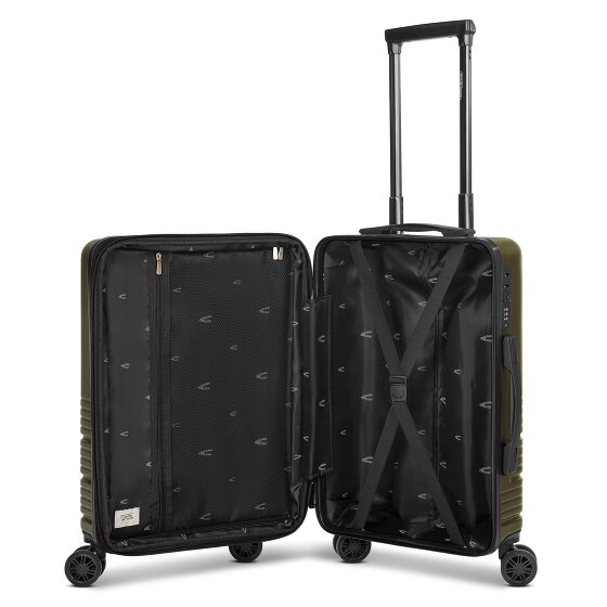 camel active Hanoi 4 Rollen Kabinentrolley S 56 cm mit Dehnfalte