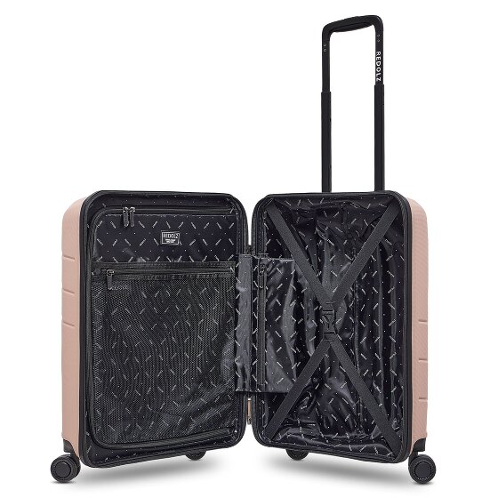 Redolz Essentials 17 4-Rollen Kabinentrolley 55 cm Soft-Pocket Laptopfach