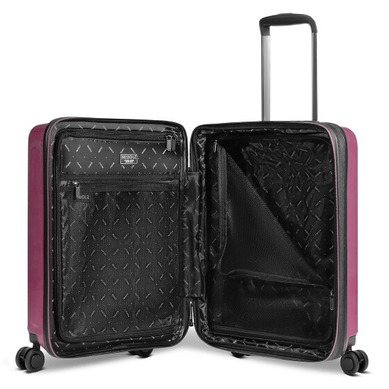 Redolz Essentials14 4-Rollen Kofferset Beautycase 4tlg mit Dehnfalte Laptopfach