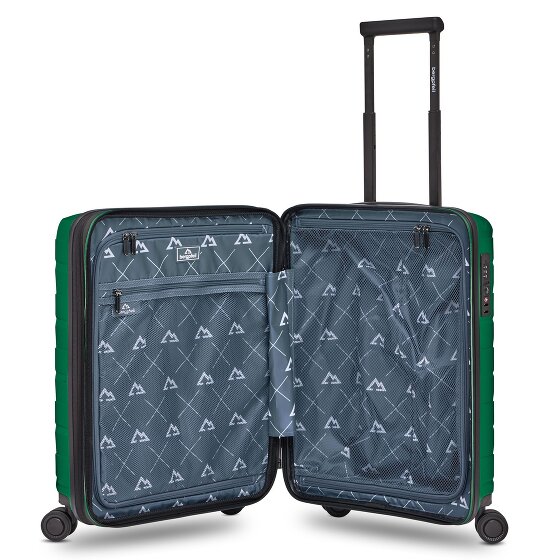 Bergpfeil Travel 4-Rollen Kabinentrolley S 55 cm mit Dehnfalte