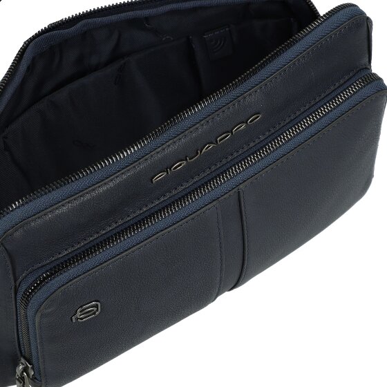 Piquadro Wollem Gürteltasche RFID Schutz Leder 27 cm