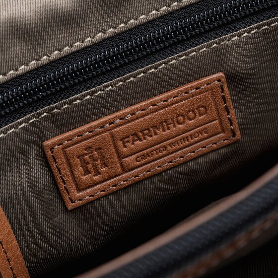 Farmhood Nashville Aktentasche XXL 3 Fächer Leder 39 cm