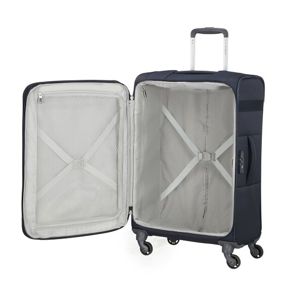 Samsonite Citybeat 4 Rollen Trolley 66 cm mit Dehnfalte
