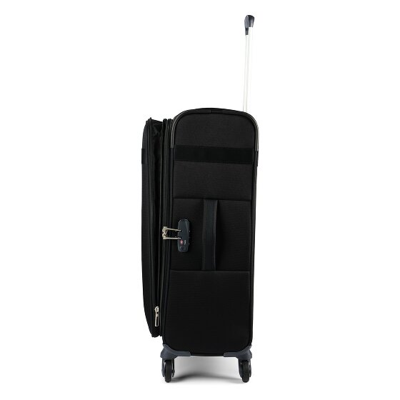 Samsonite Citybeat 4 Rollen Trolley 66 cm mit Dehnfalte