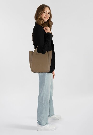 abro Essential Shopper Tasche Leder 30 cm