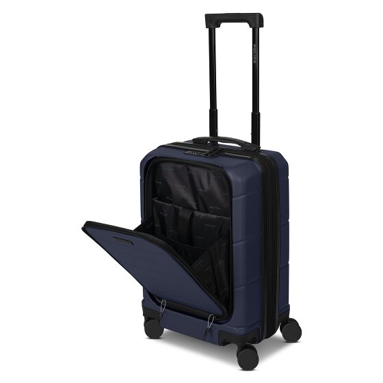 Police London 4 Rollen Kabinentrolley 55 cm Laptopfach mit Dehnfalte