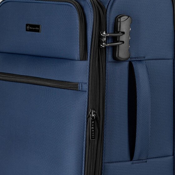 bugatti Valencia Soft 4 Rollen Kabinentrolley S 55 cm mit Dehnfalte