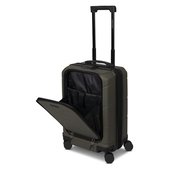 Police 4 Rollen Kabinentrolley 55 cm Laptopfach mit Dehnfalte