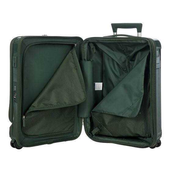 Bric's Positano 4 Rollen Kabinentrolley 55 cm mit Dehnfalte