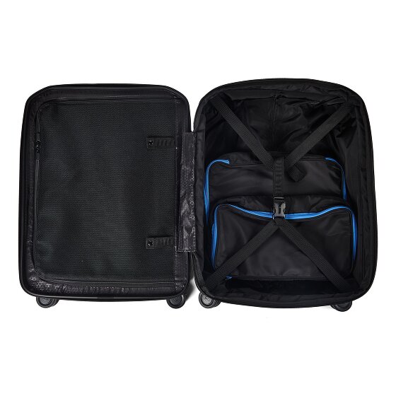 Piquadro PQ-Light 4 Rollen Kabinentrolley S 56 cm Laptopfach mit Dehnfalte