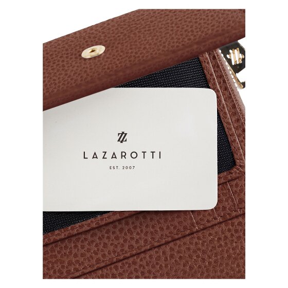 Lazarotti Bologna Leather Zip-Around Geldbörse Leder 12 cm