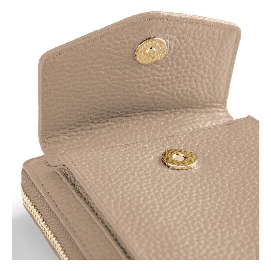 Lazarotti Bologna Leather Zip-Around Geldbörse Handytasche Leder 19 cm