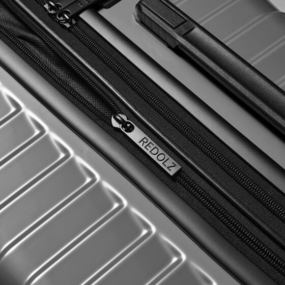 Redolz Essentials 18 4 Rollen Kabinentrolley 55 cm mit Dehnfalte