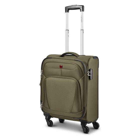 Wenger Beaumont 4 Rollen Kabinentrolley S 54 cm mit Dehnfalte