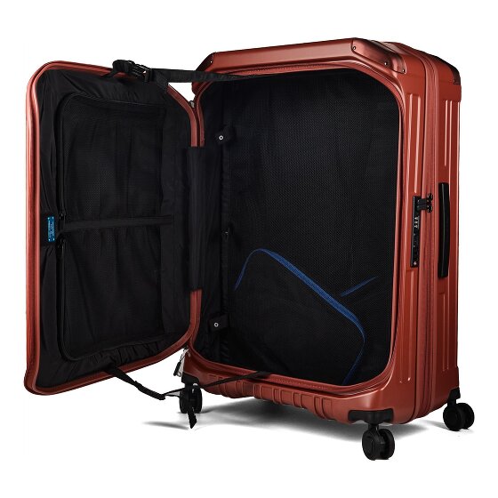 Piquadro PQ-Light 4 Rollen Trolley 78 cm mit Dehnfalte
