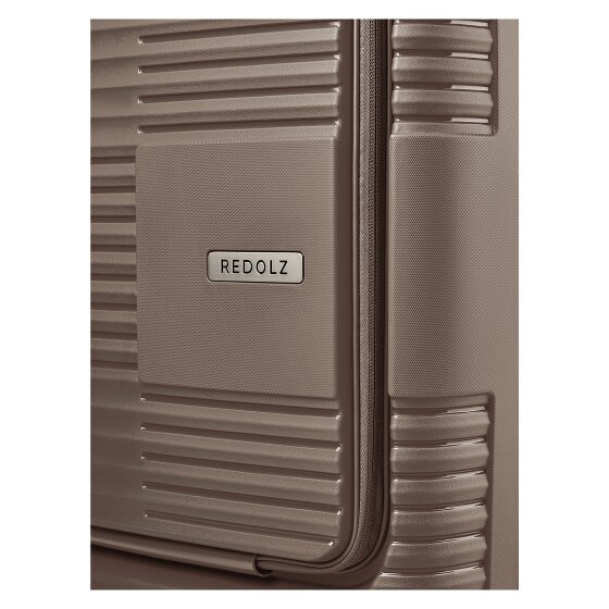 Redolz Essentials 17 2.0 4 Rollen Kabinentrolley 55 cm Laptopfach mit Dehnfalte