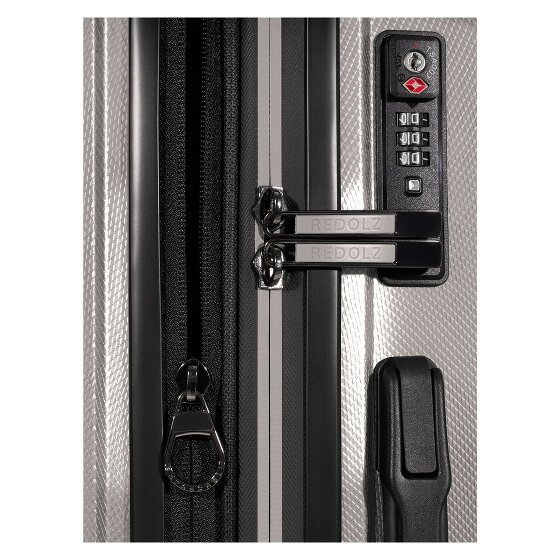 Redolz Essentials 14 4-Rollen Kofferset 2 tlg. Laptopfach mit Dehnfalte