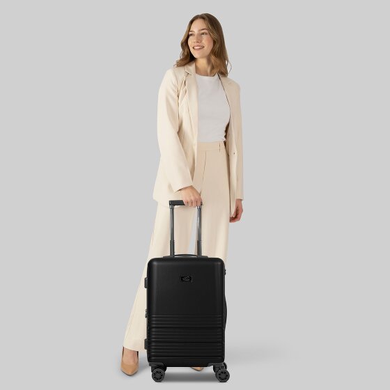 camel active Hanoi 4 Rollen Kabinentrolley S 56 cm mit Dehnfalte