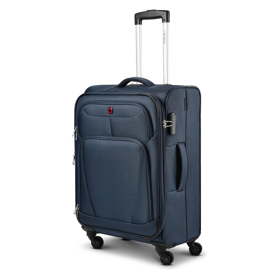 Wenger Beaumont 4 Rollen Trolley M 67 cm mit Dehnfalte