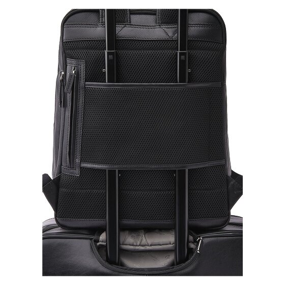 Castelijn & Beerens Daypack RFID Schutz Leder 42 cm Laptopfach
