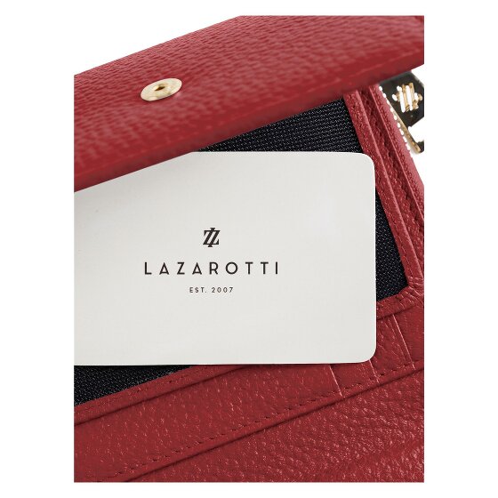 Lazarotti Bologna Leather Zip-Around Geldbörse Leder 12 cm