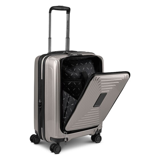Redolz Essentials14 4-Rollen Kofferset Beautycase 4tlg mit Dehnfalte Laptopfach