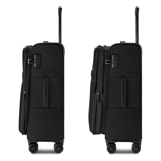 bugatti Valencia Soft 4 Rollen Trolley M 65 cm mit Dehnfalte