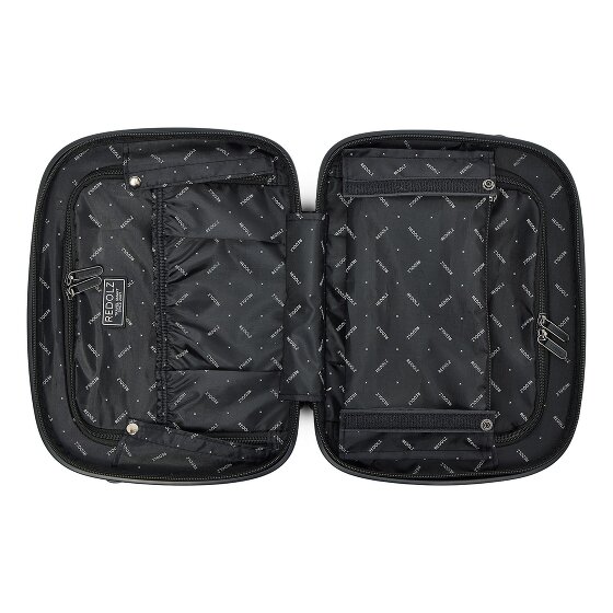 Redolz Essentials 14 Kofferset 2 tlg. Kabinentrolley mit Dehnfalte & Beautycase