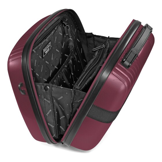 Redolz Essentials 14 4-Rollen Kofferset + Beautycase 4 tlg. mit Dehnfalte