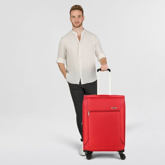 Samsonite Base Breeze 4 Rollen Trolley 67 cm mit Dehnfalte