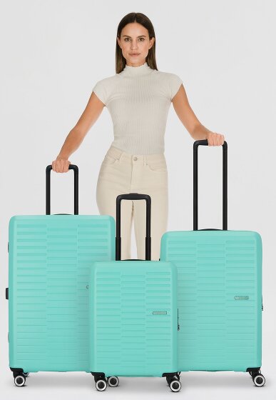 American Tourister Sunset Hills 4 Rollen Kofferset 3-teilig
