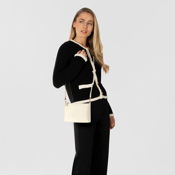 PINKO Flat Horizontal Umhängetasche Leder 20 cm