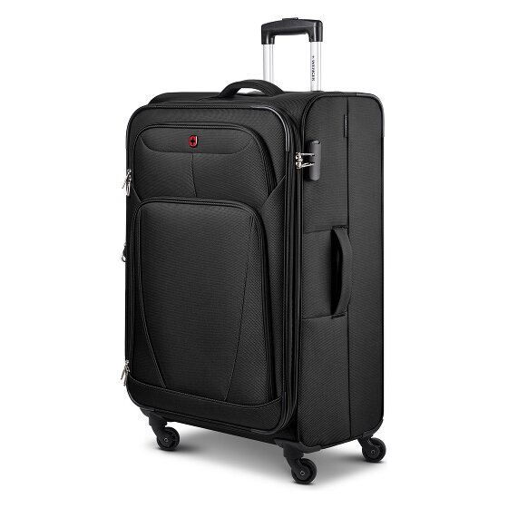 Wenger Beaumont 4 Rollen Trolley L 78 cm mit Dehnfalte